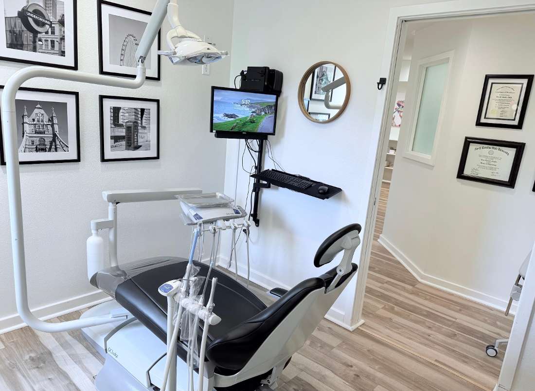 dental cleaning room at our Boulder dental office