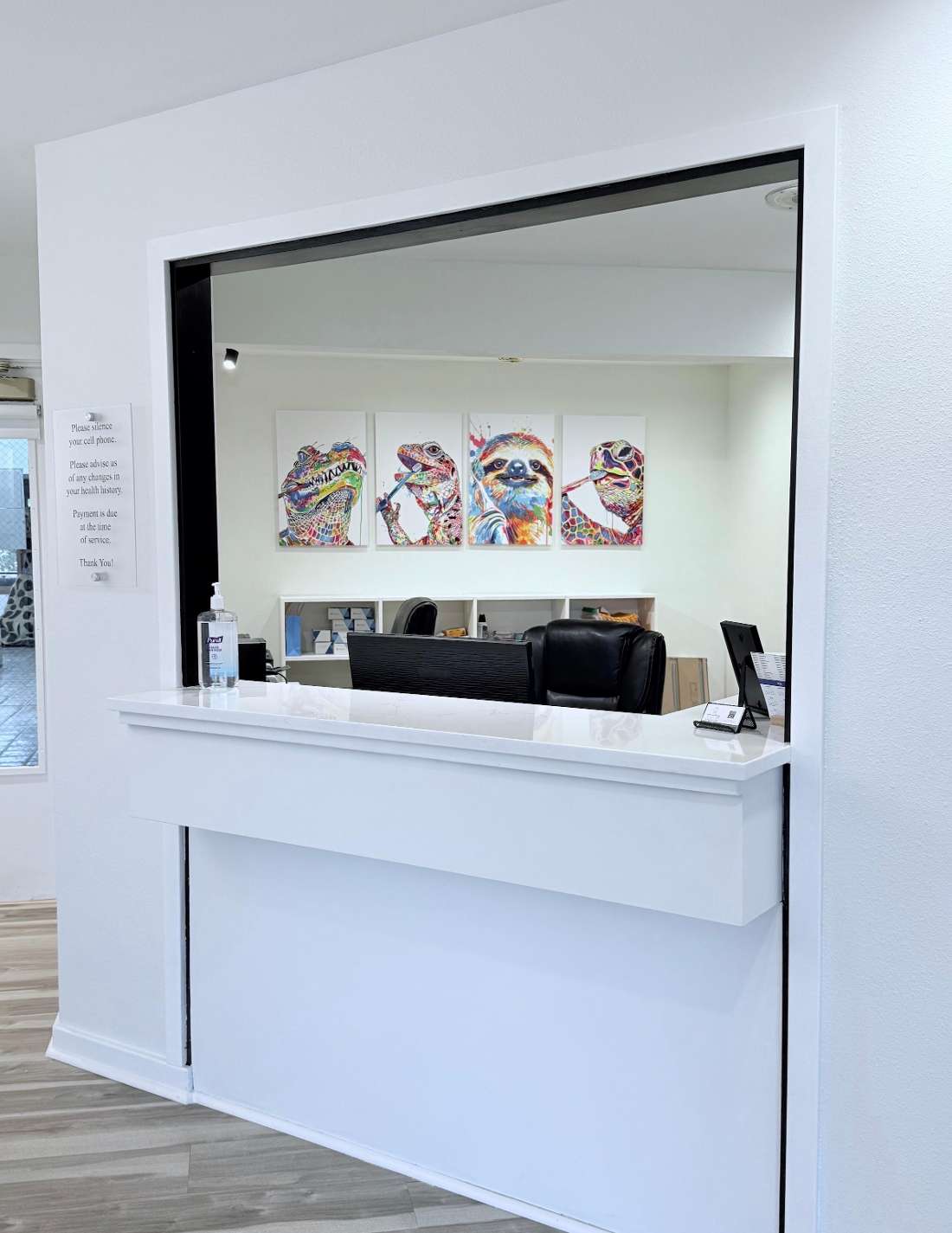 Front desk of our Boulder dental office