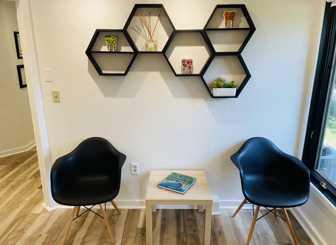 Dental office lobby